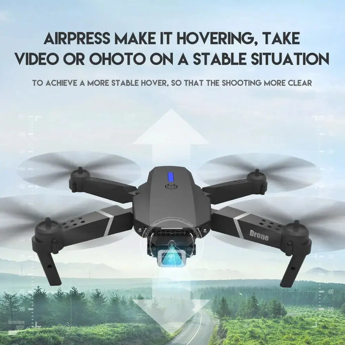 Drone 4K  WIFI Brinquedo HD Camera Foldable Helicopter.