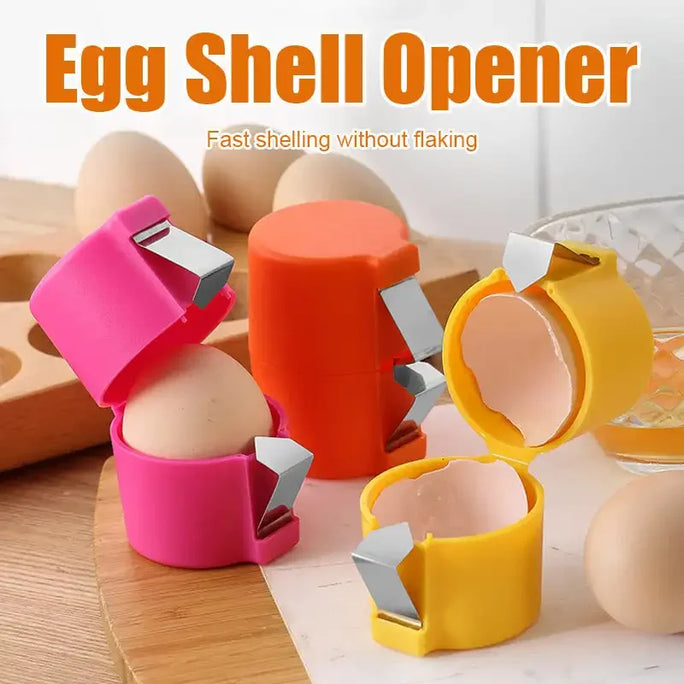 New Egg Shell Opener,Press Egg Shell Separator,Portable Egg Opener,Kitchen Handheld Egg Shell,Crusher Household